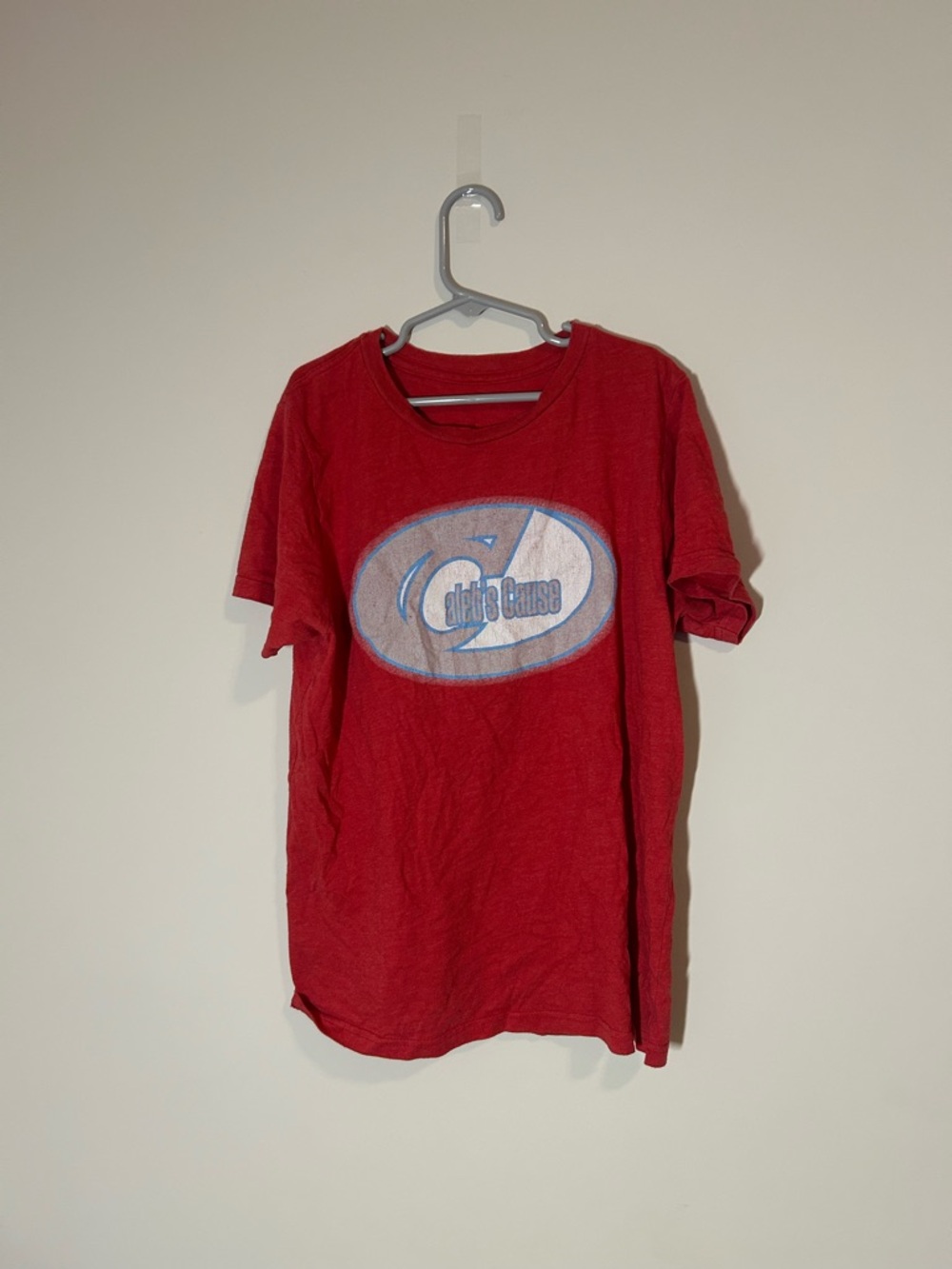 Red Graphic Logo Tee